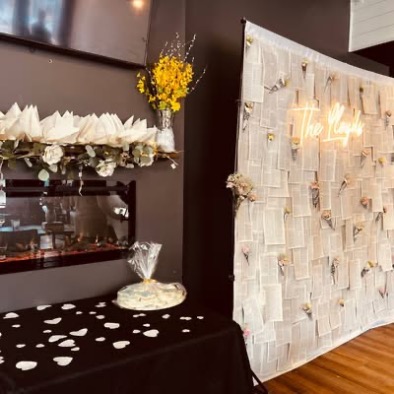 Bridal event setup at The Airport Inn Greene