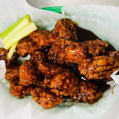 BBQ boneless wings