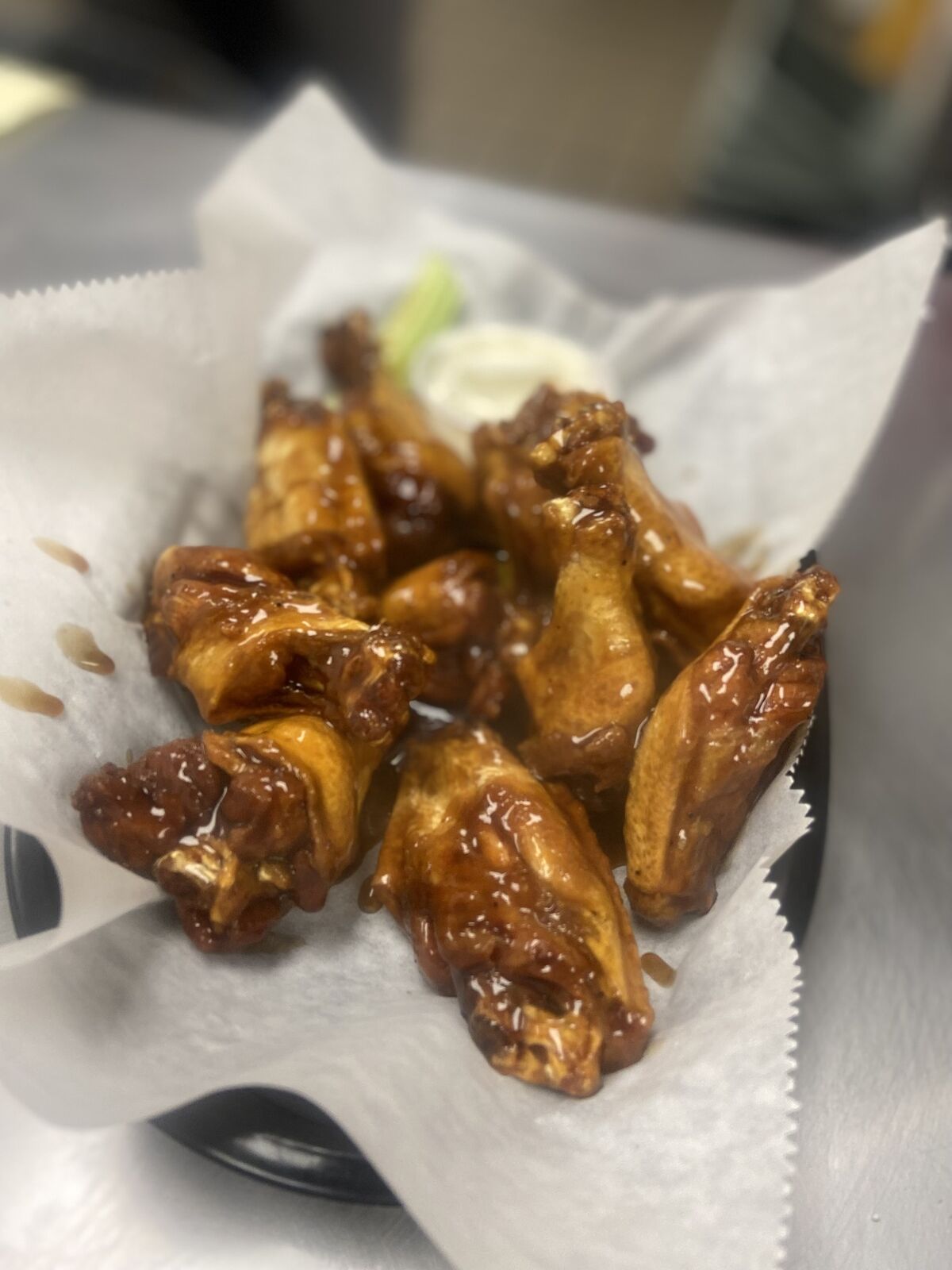 Honey BBQ wings